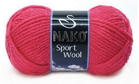 Poze Fir de tricotat sau crosetat - Fire tip mohair din acril si lana Nako Sport Wool ROZ 10116