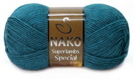 Poze Fir de tricotat sau crosetat - Fire tip mohair din lana 50% si acril 50% Nako Superlambs Special turcoaz 23463