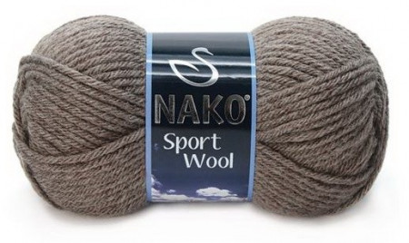 Poze Fir de tricotat sau crosetat - Fire tip mohair din acril si lana Nako Sport Wool GRI 5667