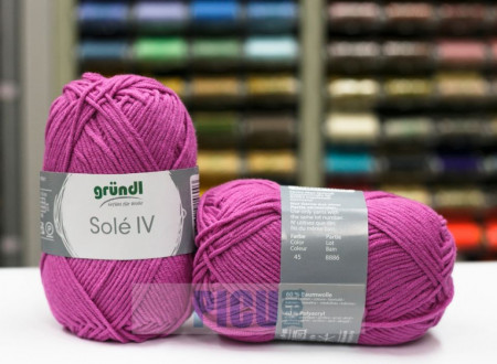 Poze Fir de tricotat sau crosetat - Fir GRUNDL - SOLE - MOV - 45