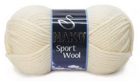 Poze Fir de tricotat sau crosetat - Fire tip mohair din acril si lana Nako Sport Wool Crem 4109