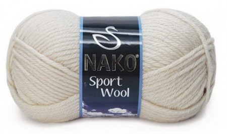 Poze Fir de tricotat sau crosetat - Fire tip mohair din acril si lana Nako Sport Wool GRI 6383