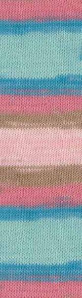 Poze Fir de tricotat sau crosetat - Fir BUMBAC 100% ALIZE MISS BATIK DEGRADE 4535