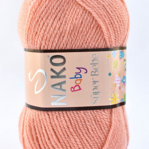 Fir de tricotat sau crosetat - Fire tip mohair din acril Nako SUPER BEBE FREZ 2525