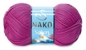 Fir de tricotat sau crosetat - Fire Nako SATEN MOV 6964