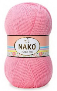 Fir de tricotat sau crosetat - Fire tip mohair din acril Nako Baby ROZ 4430