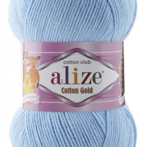 Fir de tricotat sau crosetat - Fir ALIZE COTTON GOLD BLEO 728