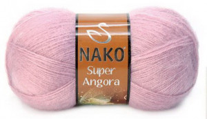 Fir de tricotat sau crosetat - Fire tip mohair acril NAKO SUPER ANGORA ROZ 275