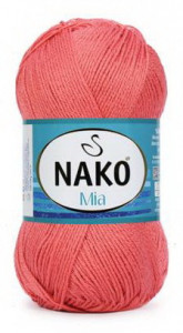 Fir de tricotat sau crosetat - Fir BUMBAC 100% NAKO MIA ROZ 991