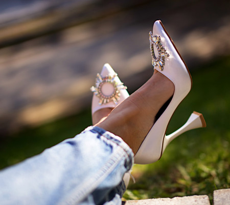 Pantofi Cindy White