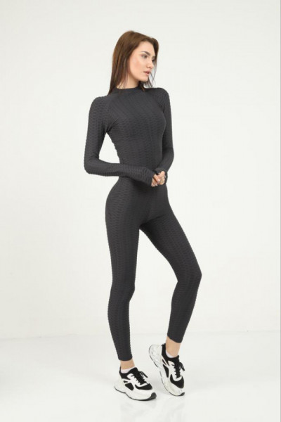 Salopeta Fitness Modelatoare dark grey