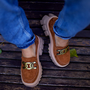Mocasini Camel