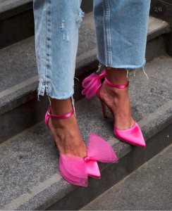 Pantofi Pinky bow