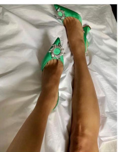 Pantofi Sindy Green