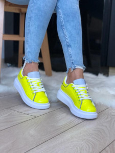 Adidasi Alexander cu insertii reflectorizanteYellow