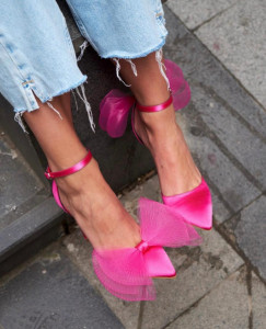 Pantofi Pinky bow