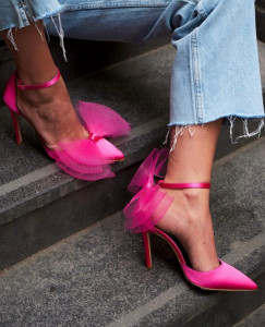 Pantofi Pinky bow