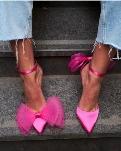 Pantofi Pinky bow