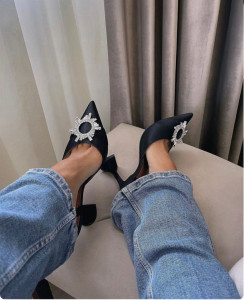 Pantofi Sindy Black