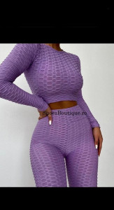 Set Fitness 3d violet