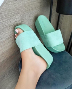 Papuci cu platforma Mint