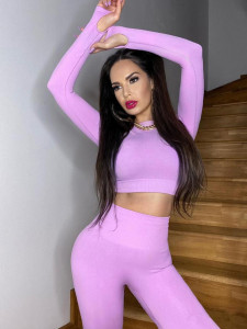Set Fitness lilla