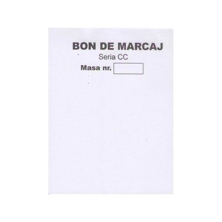 Bon de marcaj A7, 100 file