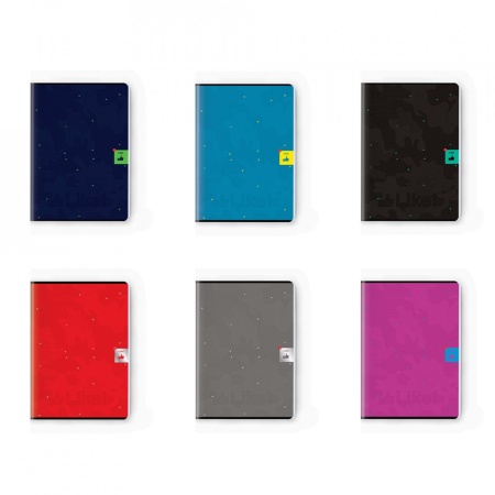 Caiet A4, 52 file AR, Premium, 75g, Like Collection - S-COOL