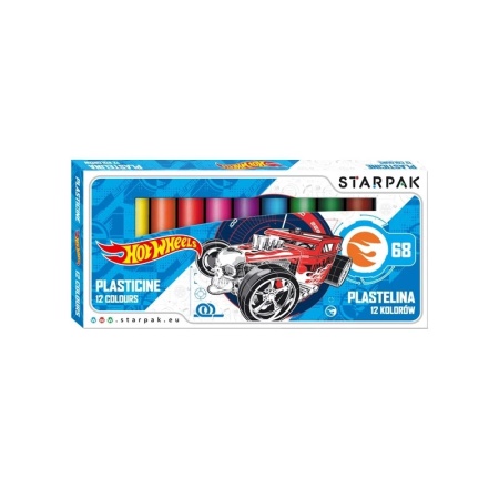 Plastilina Hot Wheels 12 culori|set - STARPAK