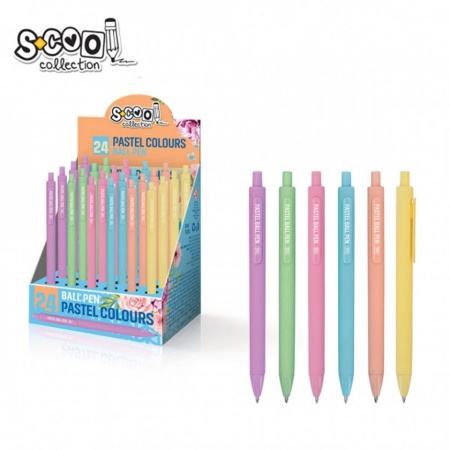 Pix Pastel Colours, mina albastra, 1mm, 24 buc/cutie - S-COOL