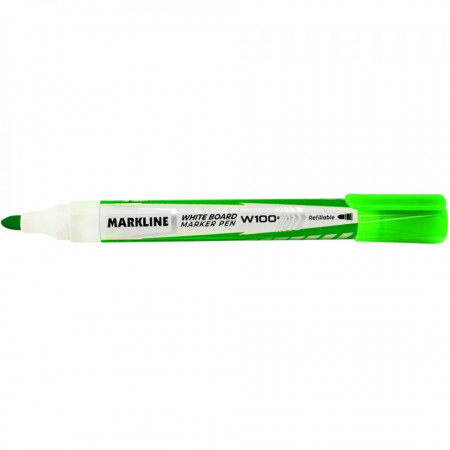 Marker whiteboard markline, verde MW100GRE – Linc