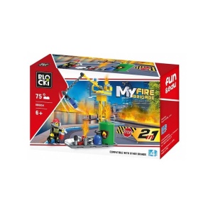 Blocki My Fire Brigade, Utilaj pompieri, 75 piese