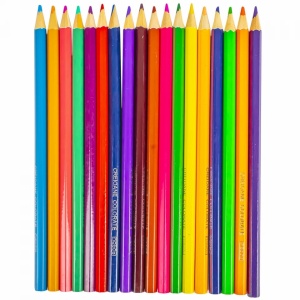 Creioane color Hexagonale Set 18 - NEBO