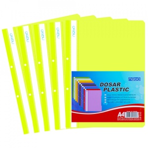 Dosar plastic A4, Galben - NEBO