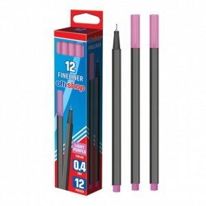 Fineliner mov, 0.4mm, 12buc/cutie - OFFISHOP