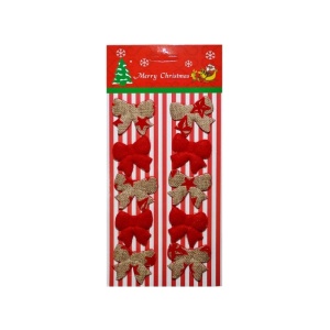 Fundite decorative, material textil, 10/set