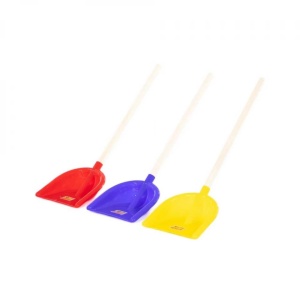 Lopata plastic cu maner din lemn, 61,5x19,5x9cm, Polesie