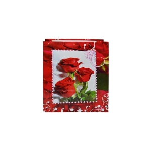 Punga cadou cu flori, 26x32x10 cm