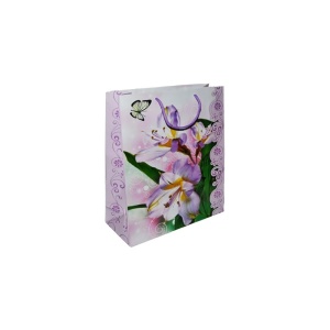 Punga cadou cu flori, 32x44x11 cm