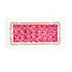 Trandafiri decorativi, din sapun, 50 buc/set - ROZ DESCHIS