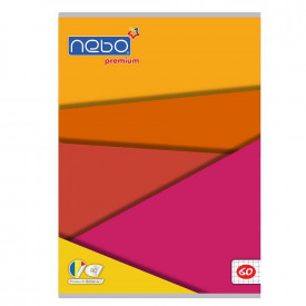 Caiet A4 60 file, NEBO Premium, 80 g, AR