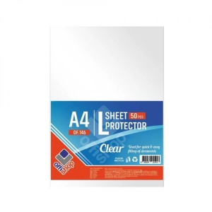 Folie protectie A4, tip L, 100 buc/set - OFFISHOP