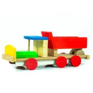 JUCARIE CAMIONETA BASCULANTA LEMN