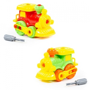 Locomotiva demontabila, 25,5x11,7x22 cm, Polesie