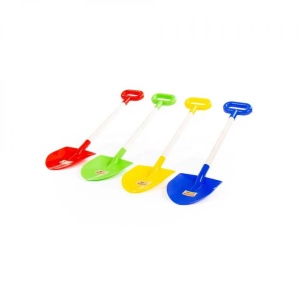 Lopata plastic cu maner din lemn, 60x16x5 cm, Wader
