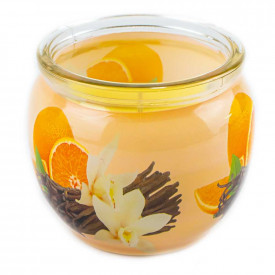 Lumanare parfumata in pahar, Vanilla Orange