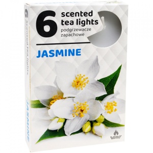 Lumanari pastila, Jasmine, diametru 2cm, 6 buc/set