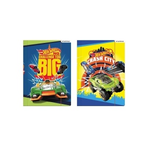 Mapa A4 cu elastic din carton - Hot Wheels - STARPAK