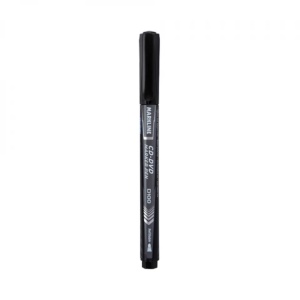 Marker CD/DVD Markline, negru – LINC