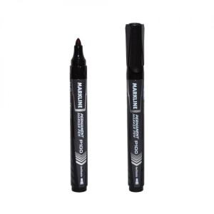 Marker permanent markline, , negru MP100BLK – Linc